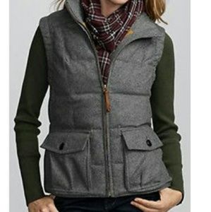 wool down vest